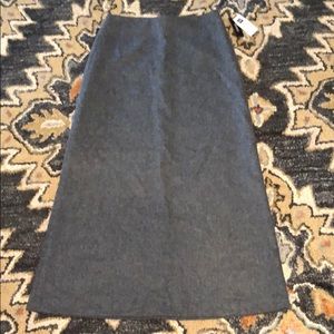 GAP Grey Wool Skirt